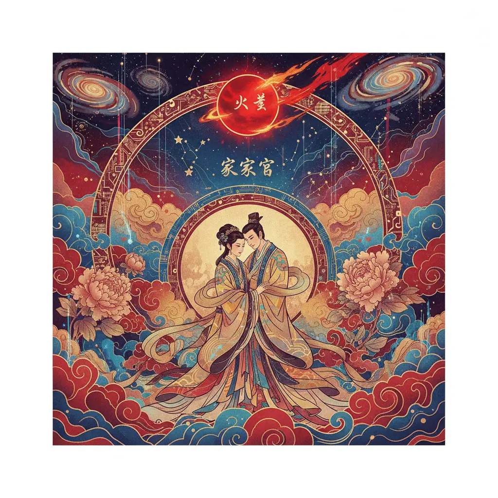 夫妻宮 - 火星